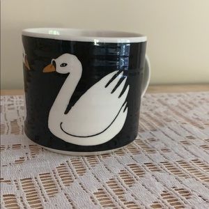 Anthropologie Swan Mug